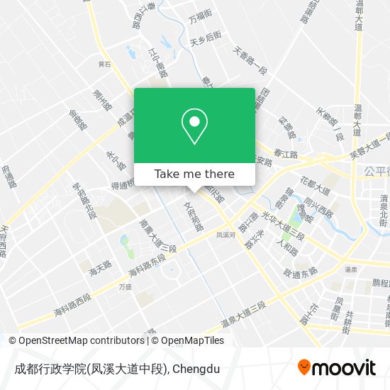 成都行政学院(凤溪大道中段) map