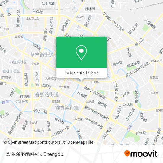 欢乐颂购物中心 map
