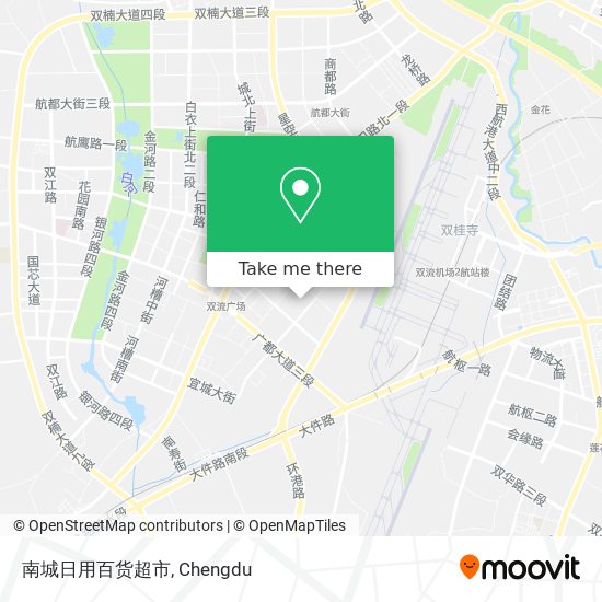 南城日用百货超市 map