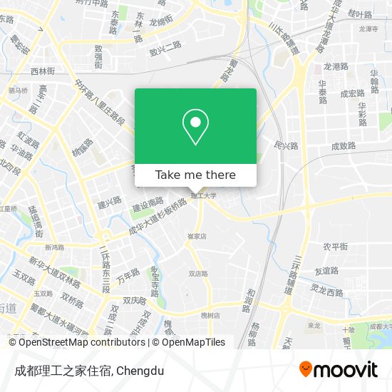 成都理工之家住宿 map