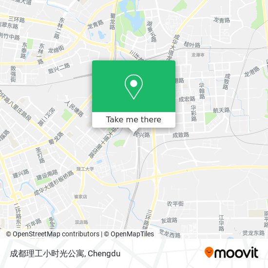 成都理工小时光公寓 map