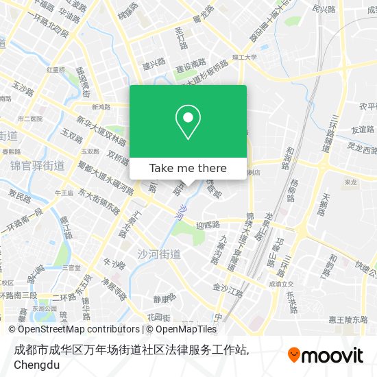 成都市成华区万年场街道社区法律服务工作站 map
