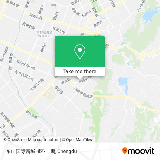 东山国际新城H区-一期 map