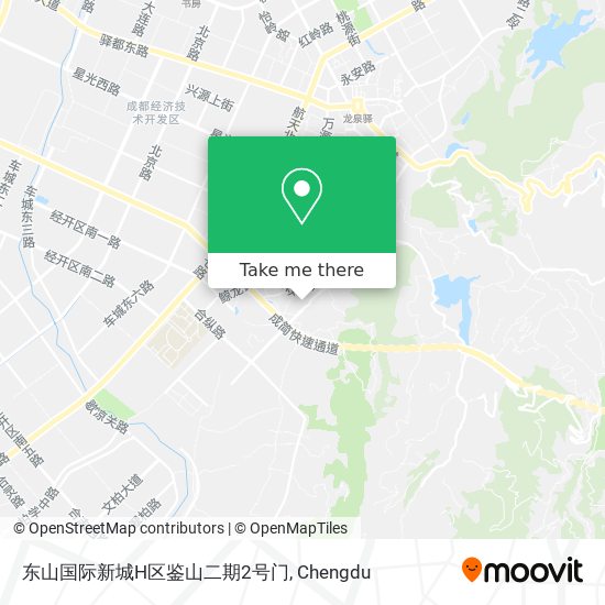 东山国际新城H区鉴山二期2号门 map