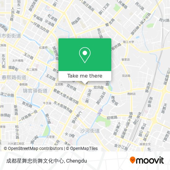 成都星舞忠街舞文化中心 map