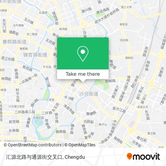 汇源北路与通源街交叉口 map