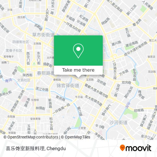 喜乐馋室新辣料理 map