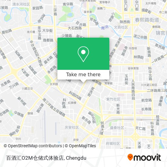 百酒汇O2M仓储式体验店 map