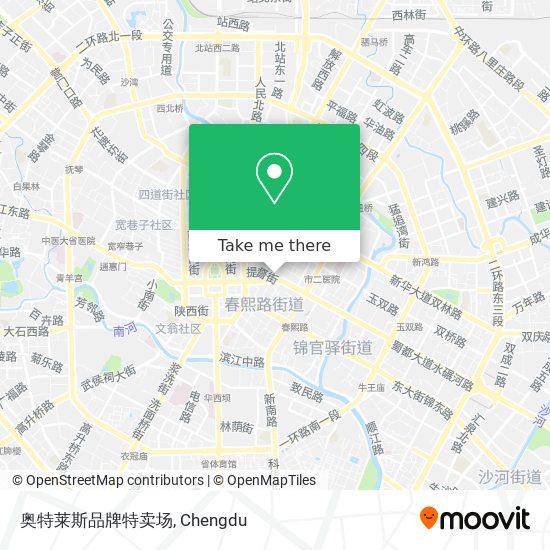 奥特莱斯品牌特卖场 map