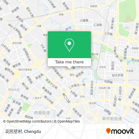 花照壁村 map