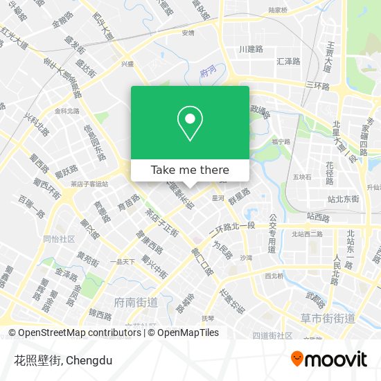 花照壁街 map