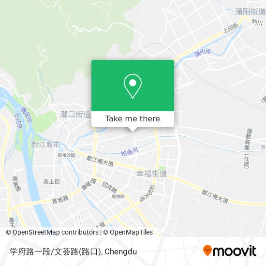 学府路一段/文荟路(路口) map