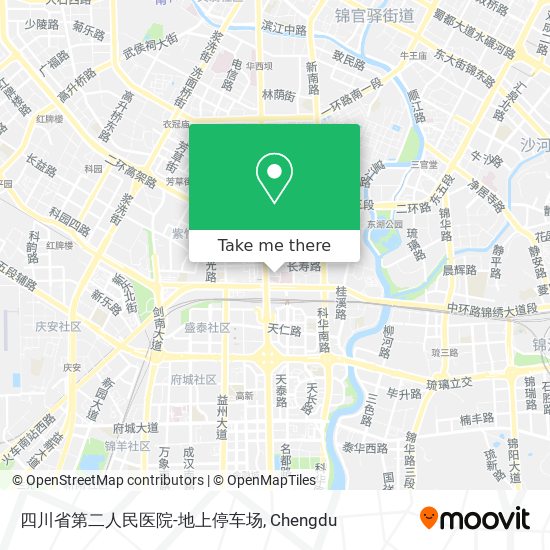 四川省第二人民医院-地上停车场 map