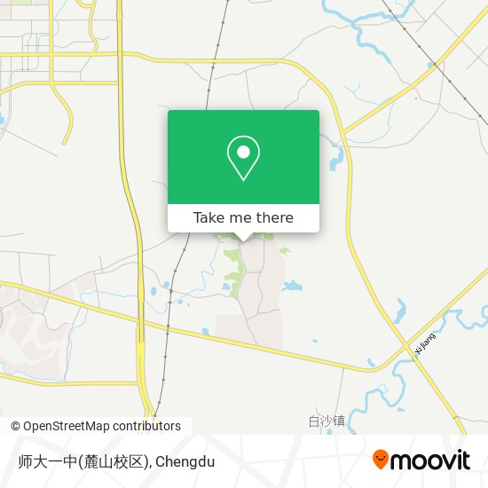 师大一中(麓山校区) map