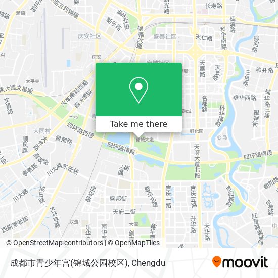 成都市青少年宫(锦城公园校区) map