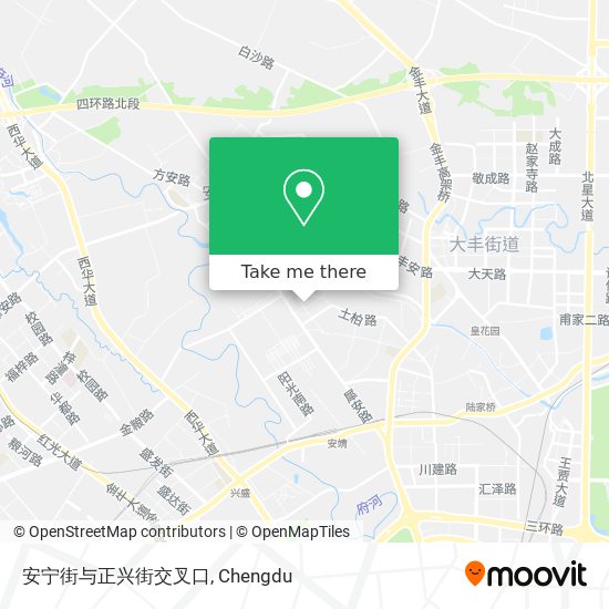 安宁街与正兴街交叉口 map