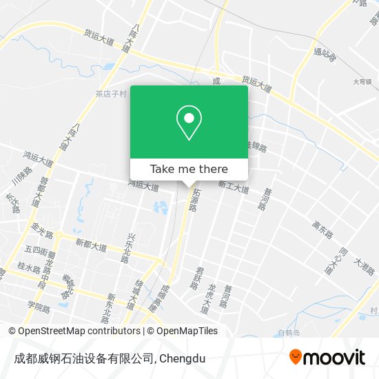 成都威钢石油设备有限公司 map