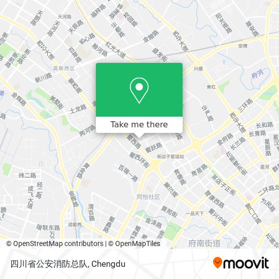 四川省公安消防总队 map
