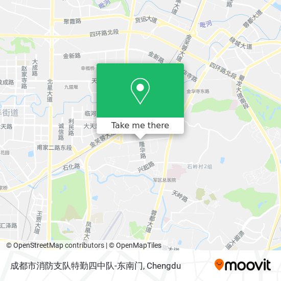成都市消防支队特勤四中队-东南门 map