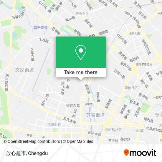 放心超市 map