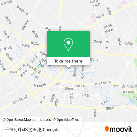 千禧河畔c区游泳池 map