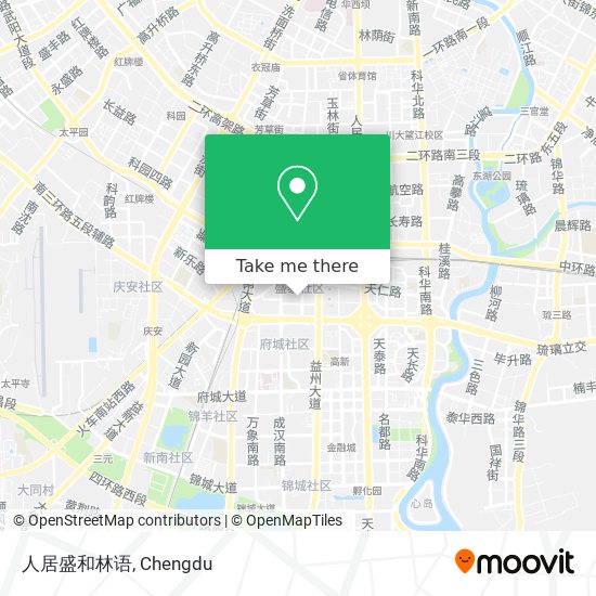 人居盛和林语 map