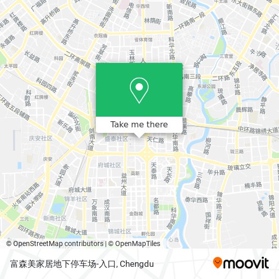 富森美家居地下停车场-入口 map