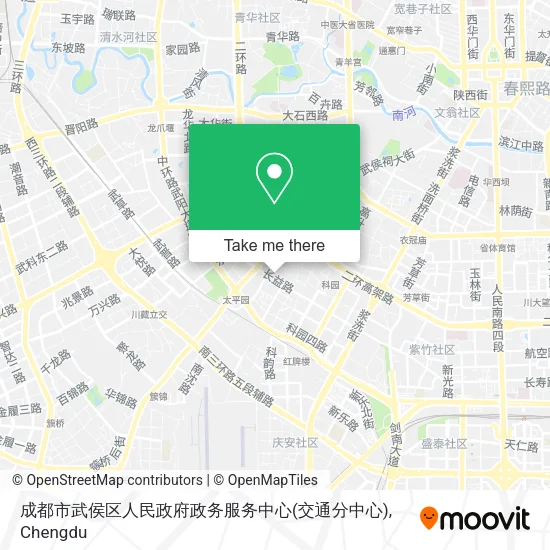 成都市武侯区人民政府政务服务中心(交通分中心) map