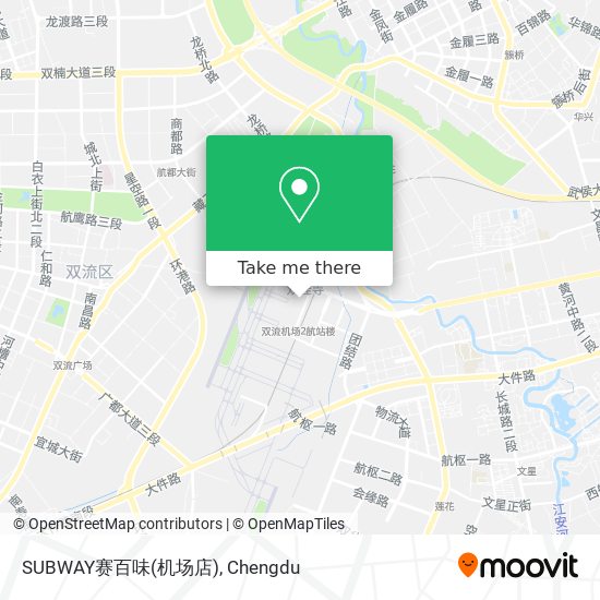 SUBWAY赛百味(机场店) map