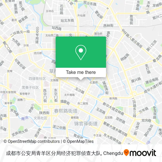 成都市公安局青羊区分局经济犯罪侦查大队 map