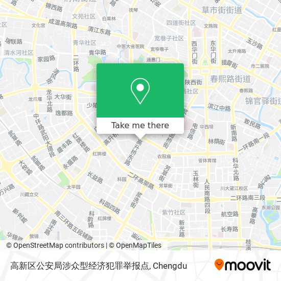 高新区公安局涉众型经济犯罪举报点 map