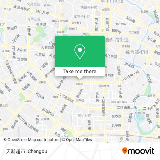 天新超市 map