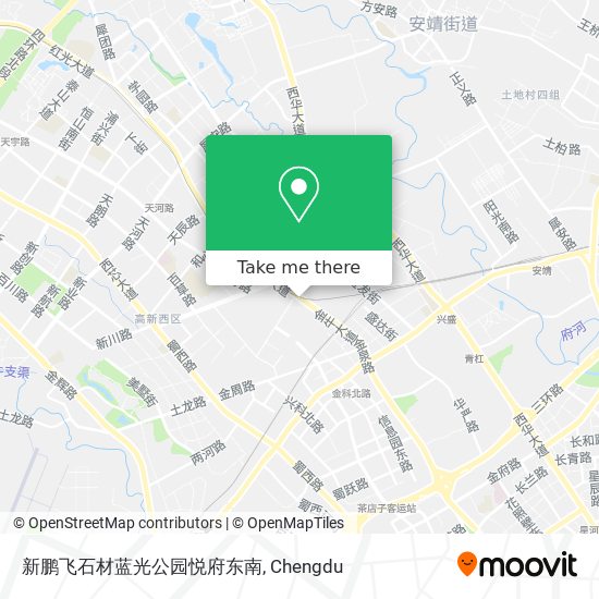 新鹏飞石材蓝光公园悦府东南 map