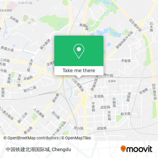 中国铁建北湖国际城 map