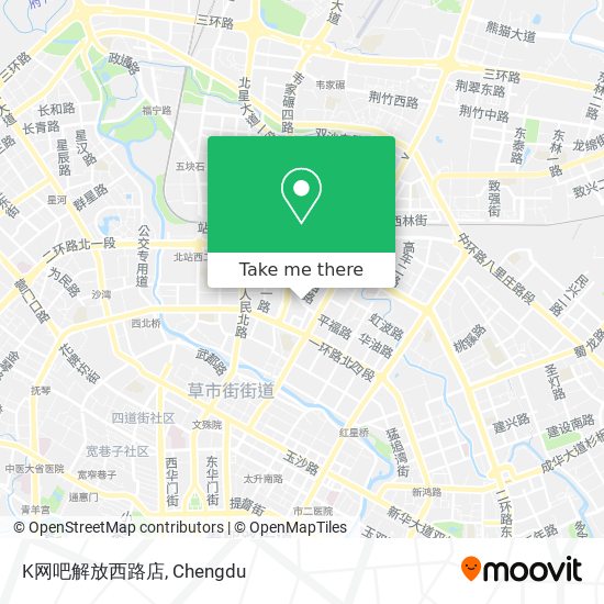 K网吧解放西路店 map