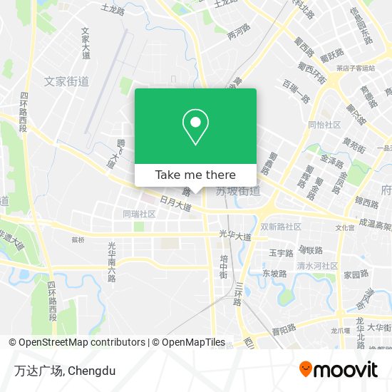 万达广场 map
