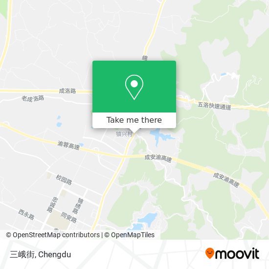 三峨街 map