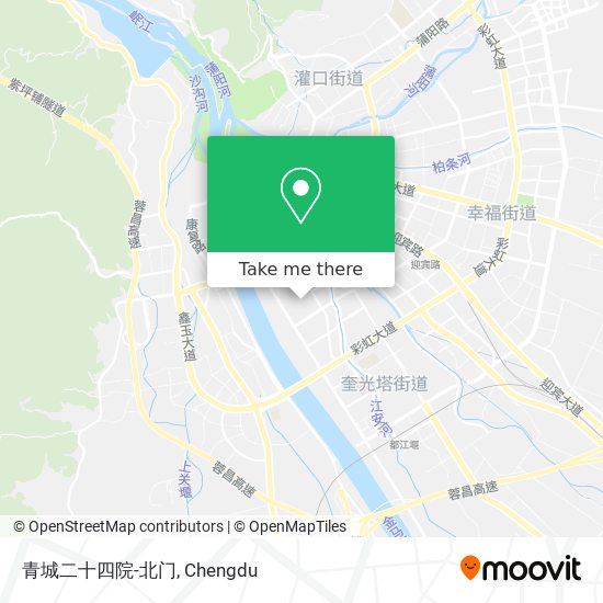 青城二十四院-北门 map