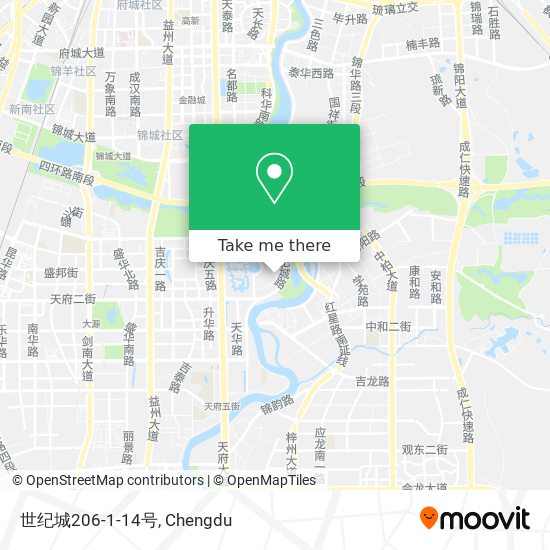 世纪城206-1-14号 map