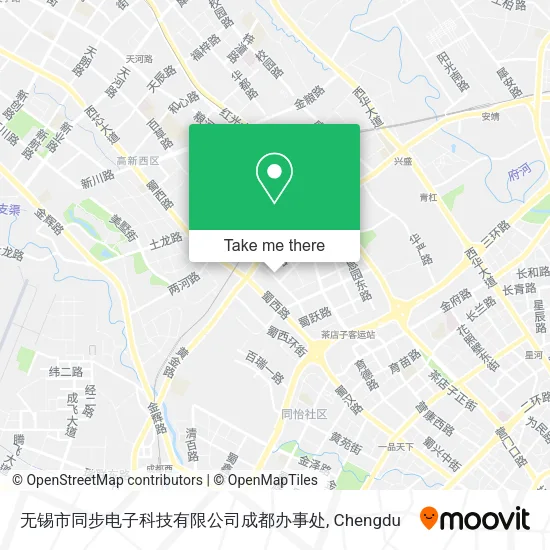 无锡市同步电子科技有限公司成都办事处 map