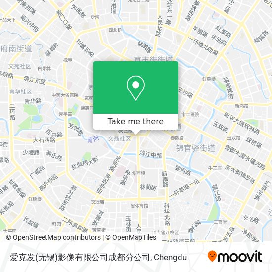 爱克发(无锡)影像有限公司成都分公司 map