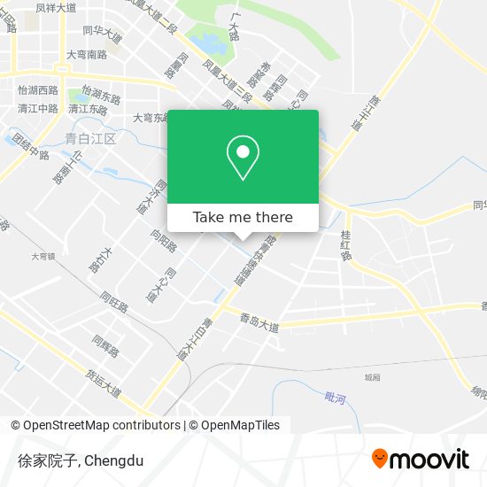 徐家院子 map