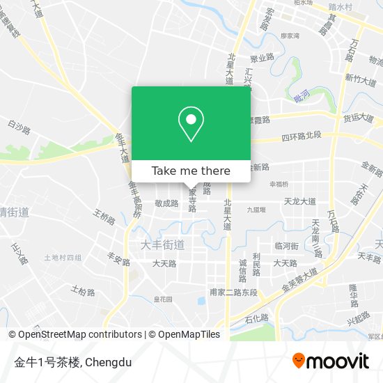 金牛1号茶楼 map