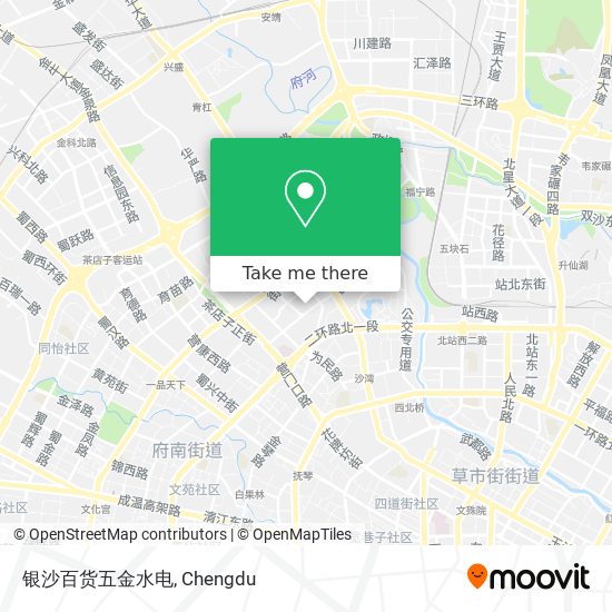 银沙百货五金水电 map