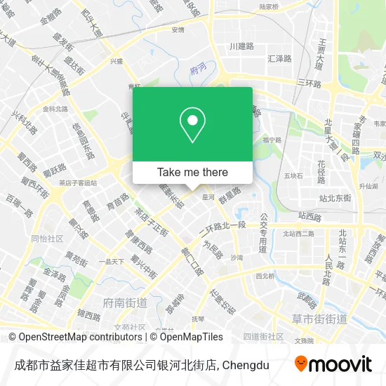 成都市益家佳超市有限公司银河北街店 map