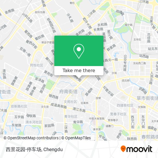 西景花园-停车场 map