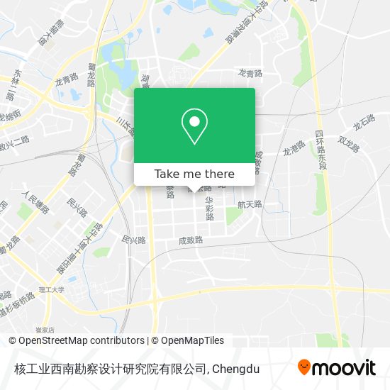 核工业西南勘察设计研究院有限公司 map