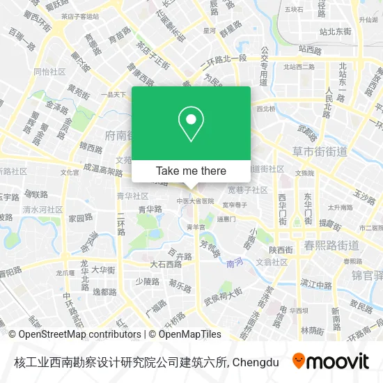 核工业西南勘察设计研究院公司建筑六所 map
