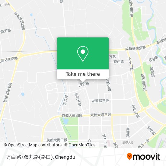 万白路/双九路(路口) map