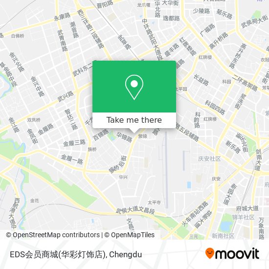 EDS会员商城(华彩灯饰店) map